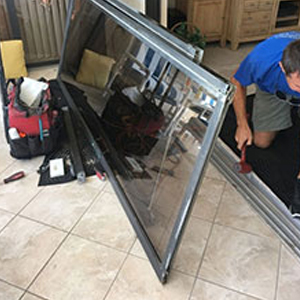 sliding glass door frame repair Opa-locka